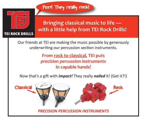 TEI Percussion Sponsor